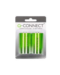Pila q-connect alcalina d blister de 2 unidades