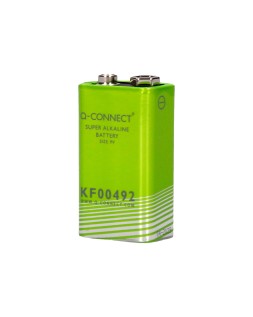Pila q-connect alcalina 9v blister con 1 unidad