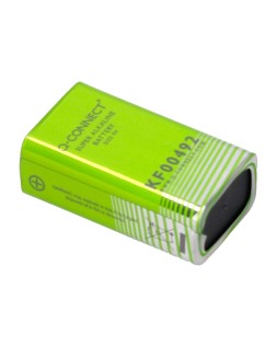 Pila q-connect alcalina 9v blister con 1 unidad