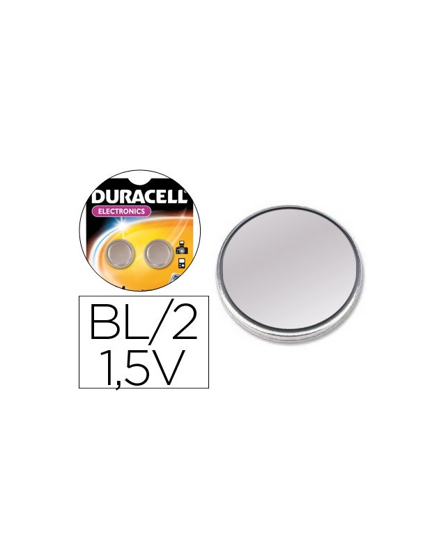 Pila duracell alcalina lr44 boton blister de 2 unidades