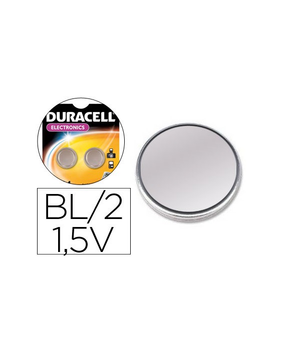 Pila duracell alcalina lr44 boton blister de 2 unidades