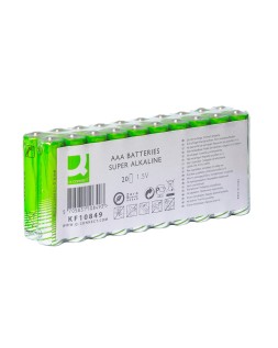 Pila q-connect alcalina aaa paquete con 20 unidades