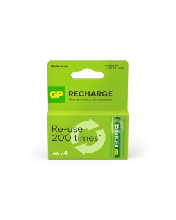 Pila gp recargable aa 1300 mah blister de 4 unidades