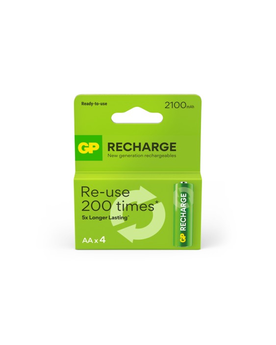 Pila gp recargable aa 2100 mah blister de 4 unidades