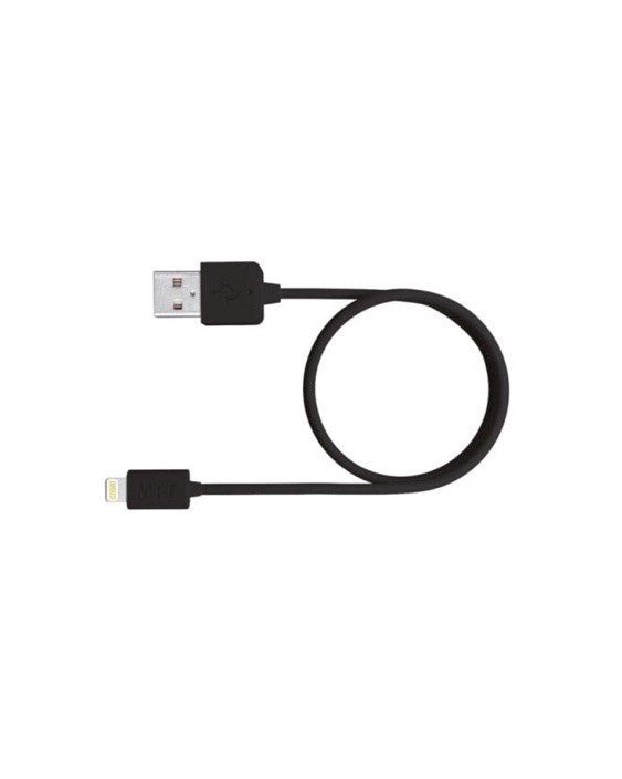 Cable usb 2.0 a apple lightning mediarange usb 2.0 longitud de cable 1 m negro