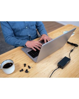 Adaptador de corriente trust primo universal para portatil charger 19v-70w con 6 conectores