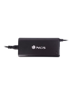 Adaptador de corriente ngs manual laptop 90w con 11 adaptadores