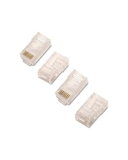 Conector nanocable rj45 8 hilos categoria 6