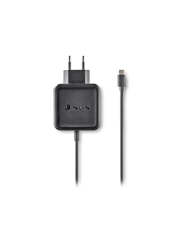 Cargador de pared ngs universal para portatil 45w tipo c 5v/9v/12v/15v-3a 20v/ 2,25a