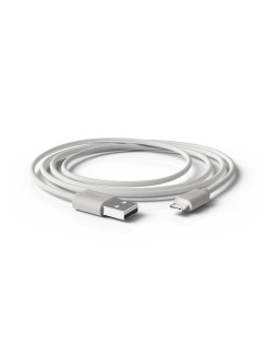 Cable groovy usb 2.0 a apple lightning longitud 1 m color blanco