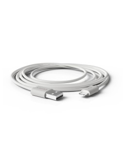 Cable groovy usb 2.0 a apple lightning longitud de cable 2 m color blanco