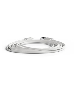 Cable groovy usb-a a micro usb longitud 2 m color blanco