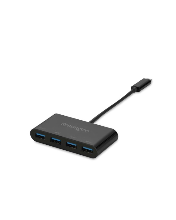 Hub kensington ch1200 usb-c de 10gbps cargador y 4 puertos usb-a 3.2