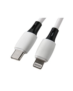 Cable usb-c a apple lightning q-connect pvc longitud 2m blanco