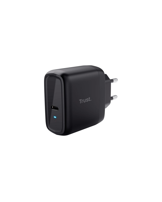 Cargador de pared trust maxo universal 65w usb-c color negro