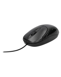 Raton q-connect optico 800 dpi usb 1,5 ghz negro con cable