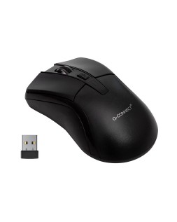 Raton q-connect optico 1000 dpi inalambrico nano receptor usb 2,4 ghz negro