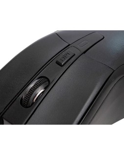 Raton q-connect optico 1000 dpi inalambrico nano receptor usb 2,4 ghz negro