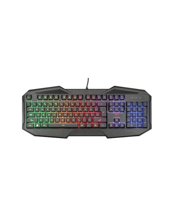 Teclado trust gxt 830-rw avonn gaming iluminacion rainbow usb 2.0 cable 1,4 m