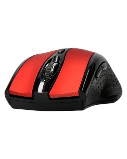 Raton q-connect optico inalambrico 1000 dpi receptor usb 2,4 ghz rojo