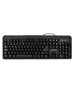 Teclado q-connect negro con cable 1,5 m compatible windows
