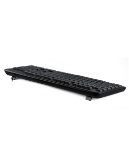 Teclado q-connect negro con cable 1,5 m compatible windows