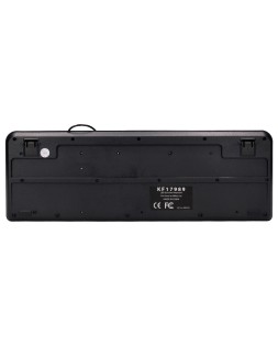 Teclado q-connect negro con cable 1,5 m compatible windows