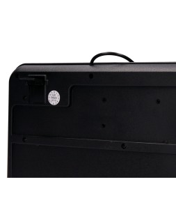 Teclado q-connect negro con cable 1,5 m compatible windows