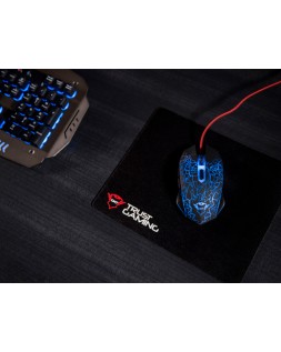 Pack alfombrilla + raton optico trust gaming gxt783 izza mouse & pad 2400 dpi 6 botones