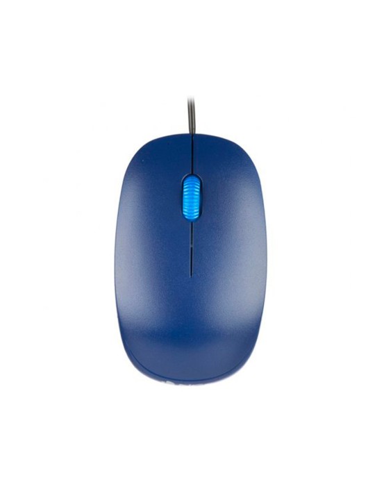 Raton ngs wired flame optico con cable 1000 dpi ambidiestros usb color azul