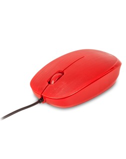 Raton ngs wired flame optico con cable 1000 dpi ambidiestros usb color rojo