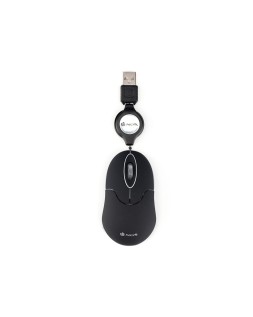 Raton ngs wired sin 1000 dpi retractil 3 botones usb color negro