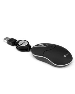 Raton ngs wired sin 1000 dpi retractil 3 botones usb color negro