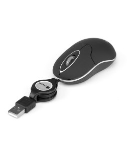 Raton ngs wired sin 1000 dpi retractil 3 botones usb color negro