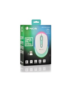 Raton ngs smog optico 1000/1600/2400 dpi inalambrico 3 botones receptor usb 2,4 ghz luces