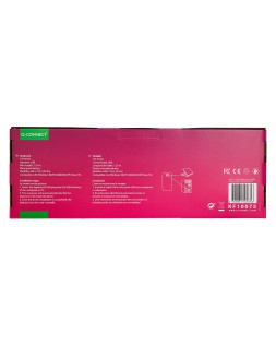 Teclado q-connect con cable 1,35 m color negro