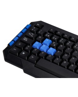 Set teclado y raton q-connect inalambrico compatible windows color negro