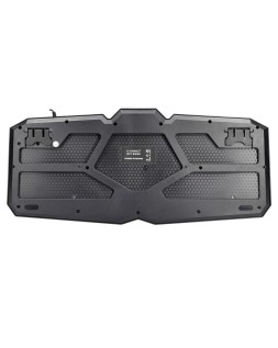 Set teclado y raton q-connect con cable e iluminacion led color negro