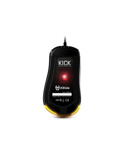 Raton krom kick gaming rgb optico 800-6200 dpi 7 botones iluminacion led rgb rainbow
