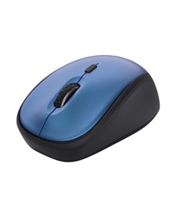 Raton trust yvi+ optico inalambrico eco 4 botones 800/1600 dpi usb 2.0 color azul