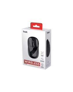 Raton trust basic optico inalambrico eco 4 botones 800/1600 dpi usb 2.0 color negro