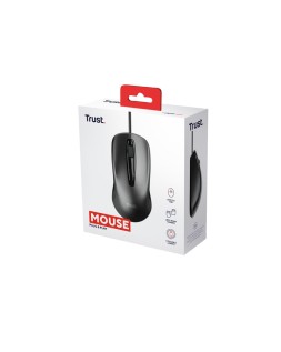 Raton trust basic optico 4 botones 1200 dpi usb 2.0 color negro