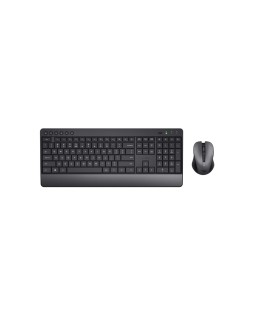 Set teclado + raton trust trezo inalambrico eco usb micro color negro