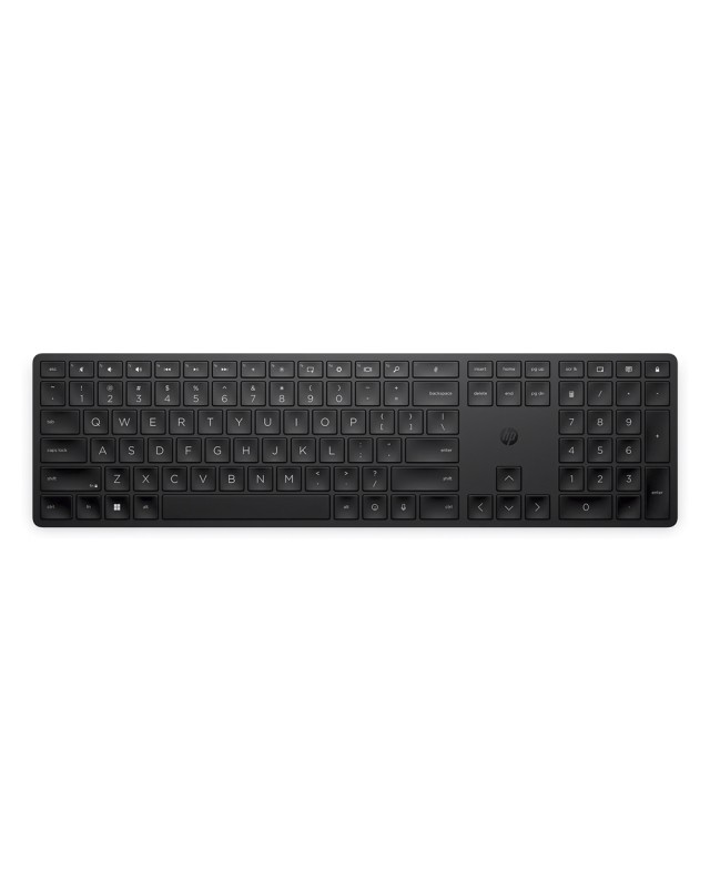 Teclado hp 455 programable inalambrico iluminacion rgb color negro