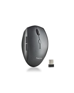 Raton ngs bee 800/1200/1600 dpi inalambrico 5 botones receptor usb-a 2,4 ghz color negro