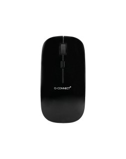 Raton q-connect optico inalambrico silencioso dpi 800/1200/1600 pilas aaa negro