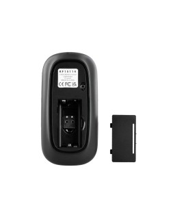 Raton q-connect optico inalambrico silencioso dpi 800/1200/1600 pilas aaa negro