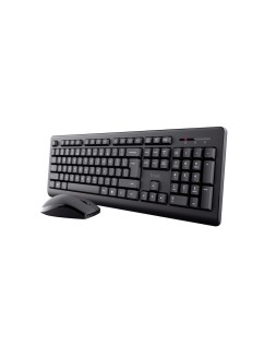 Set teclado + raton trust primo inalambrico usb 2.0 color negro