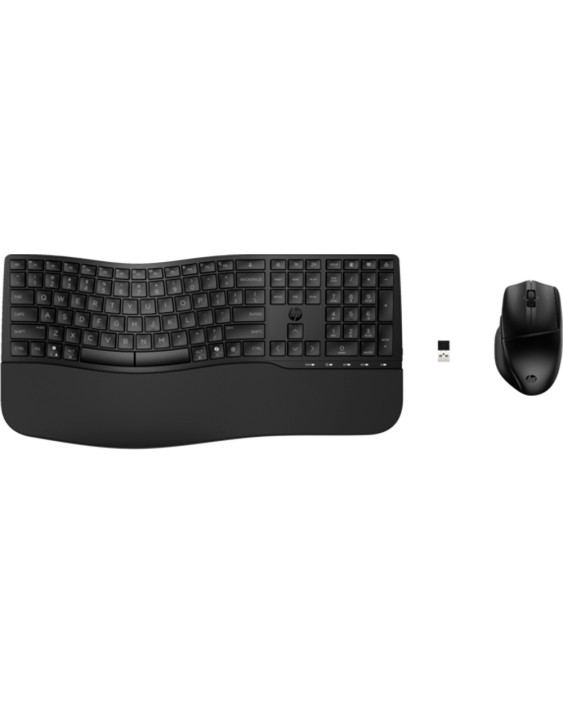 Set teclado + raton hp combo 685 modo dual comfort inalambrico color negro