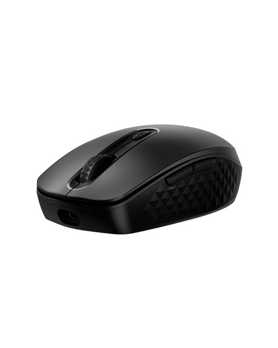 Raton hp 695 optico inalambrico 7 botones 4000 ppp carga qi color negro